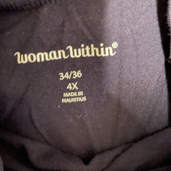 Woman With Mock Turtleneck Shirt - Picture 3 of 5